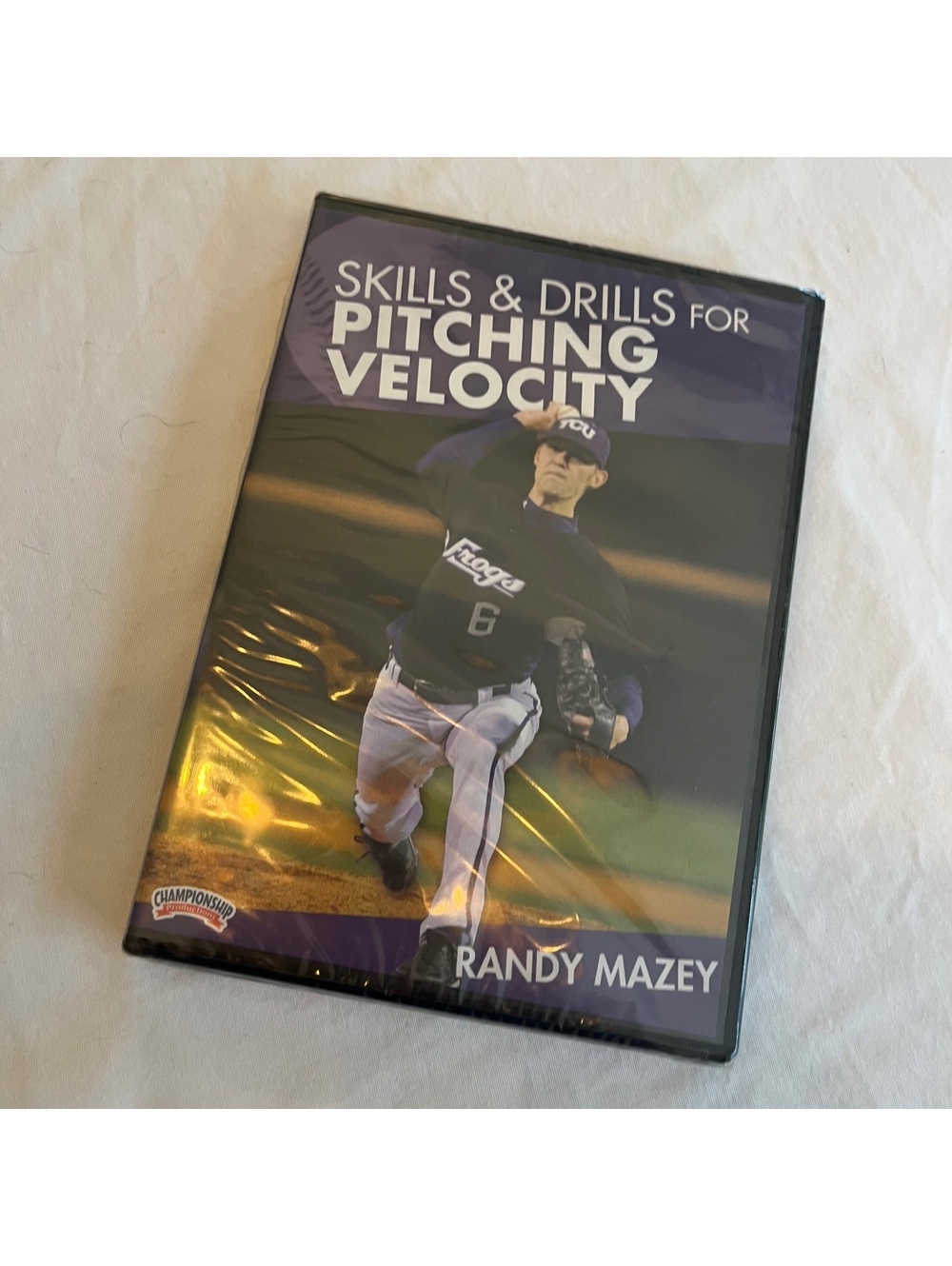 New Randy Mazey Skills & Drills For Pitching Velocity Baseball Coaching DVD TCU